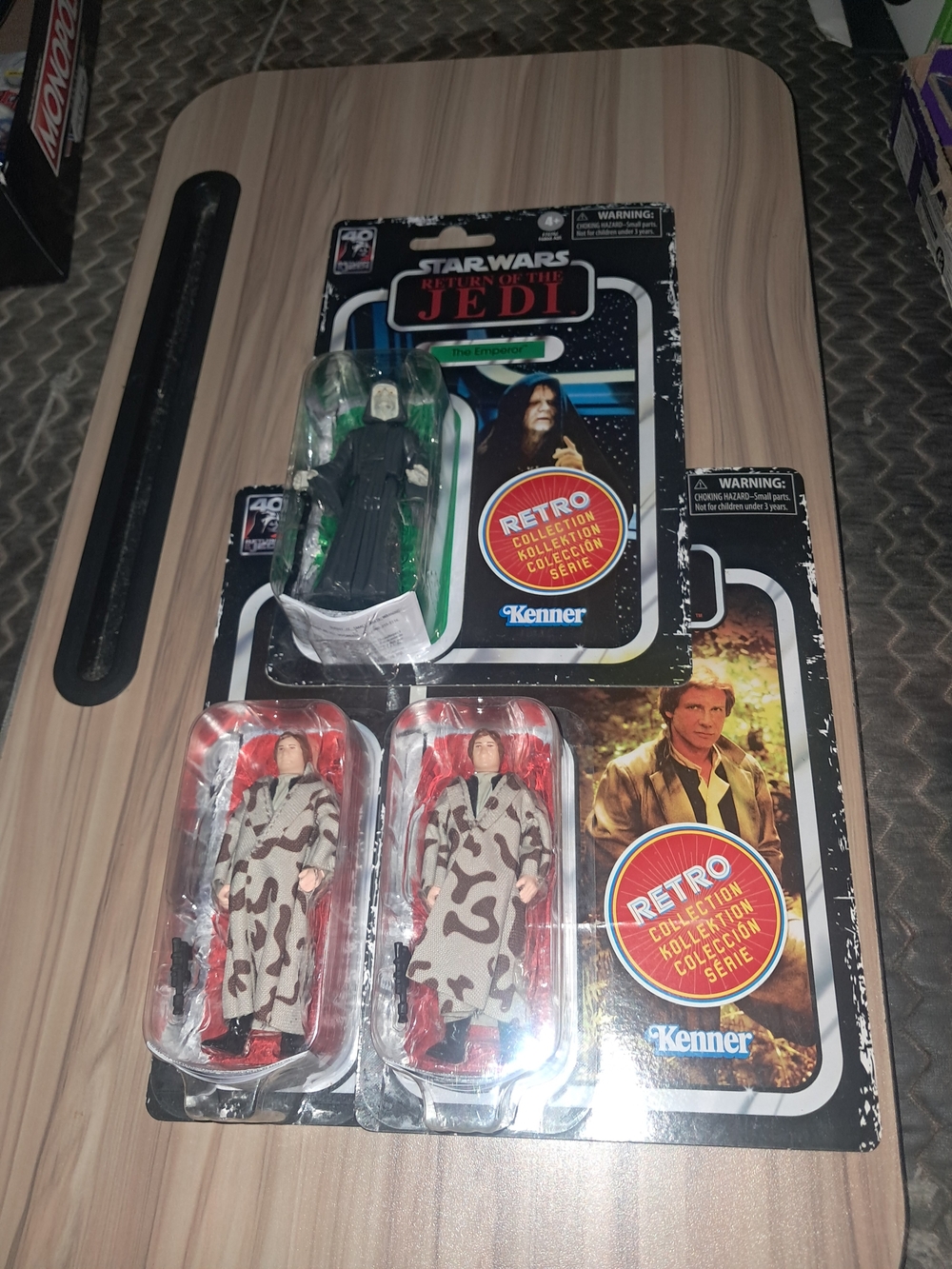 Star Wars Retro Collection Action Figures - Black, Tan & Red